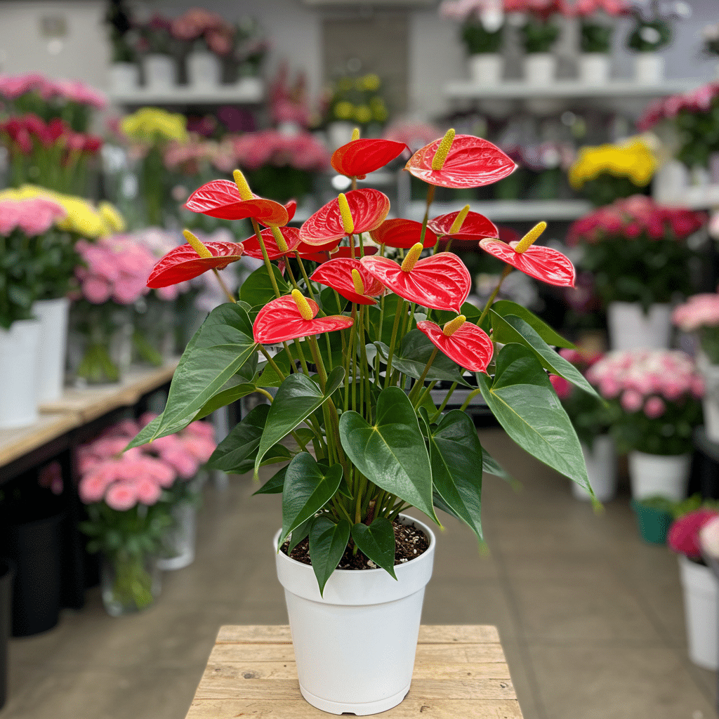 Anthurium andreanum: Wie pflegt man sie?